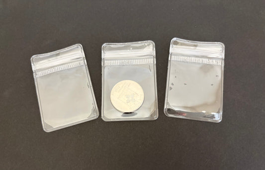 Thick Small Plastic Zip Bag – Small Clear Resealable Jewelry Packaging Bags & Supplies