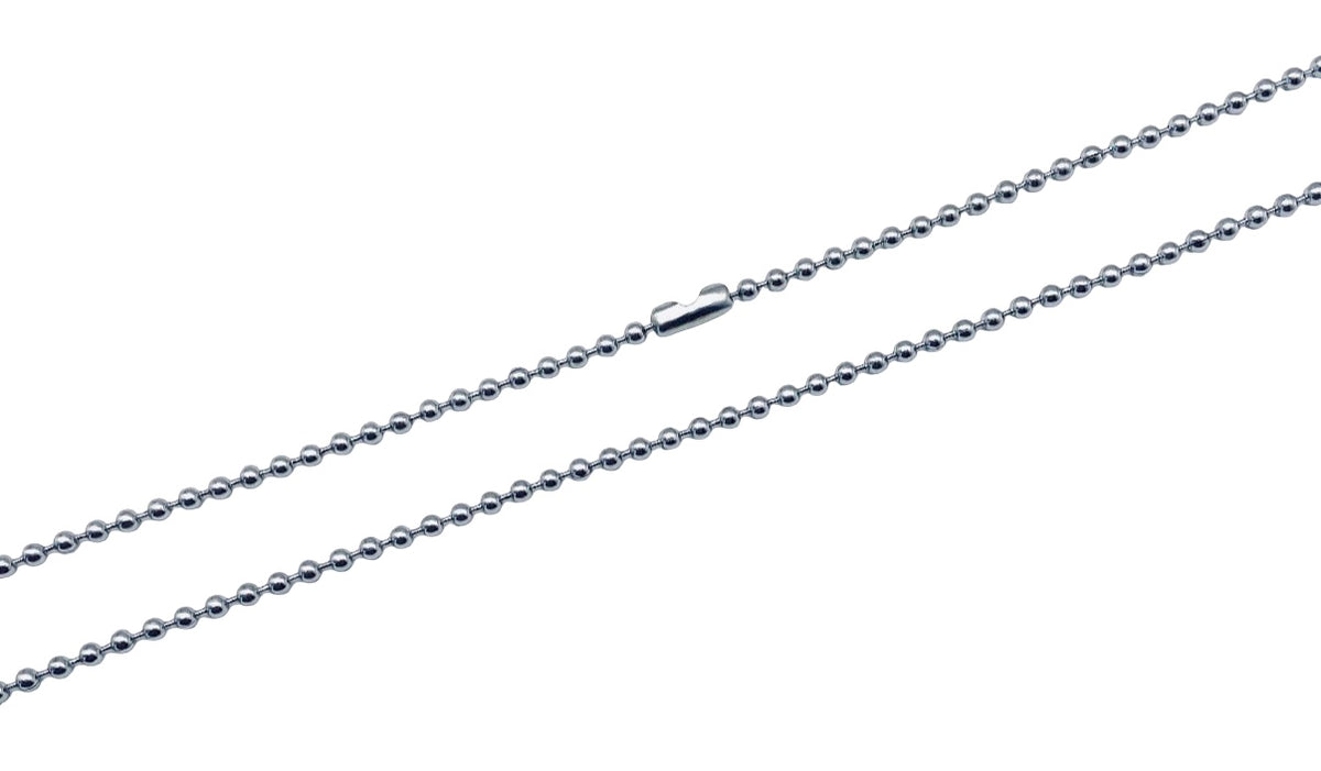 2.4mm Stainless Steel Ball Chain Necklace