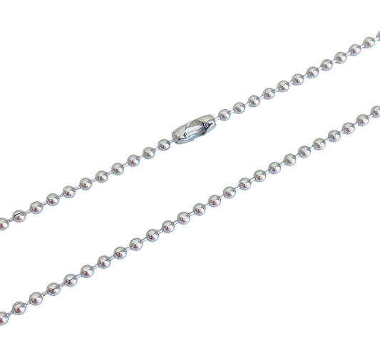 2.4mm Stainless Steel Ball Chain Necklace