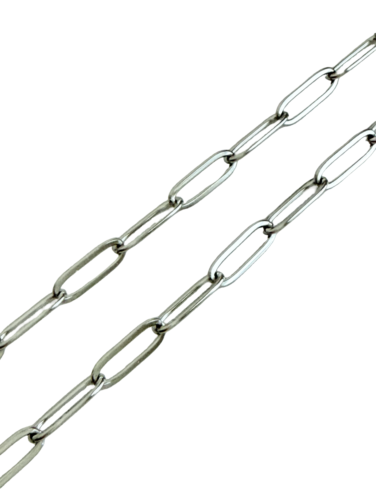 4x12mm Paperclip Chain for Jewelry Making – Stainless Steel or Gold over Stainless Steel • Modern Link Chain for Necklaces & Bracelets