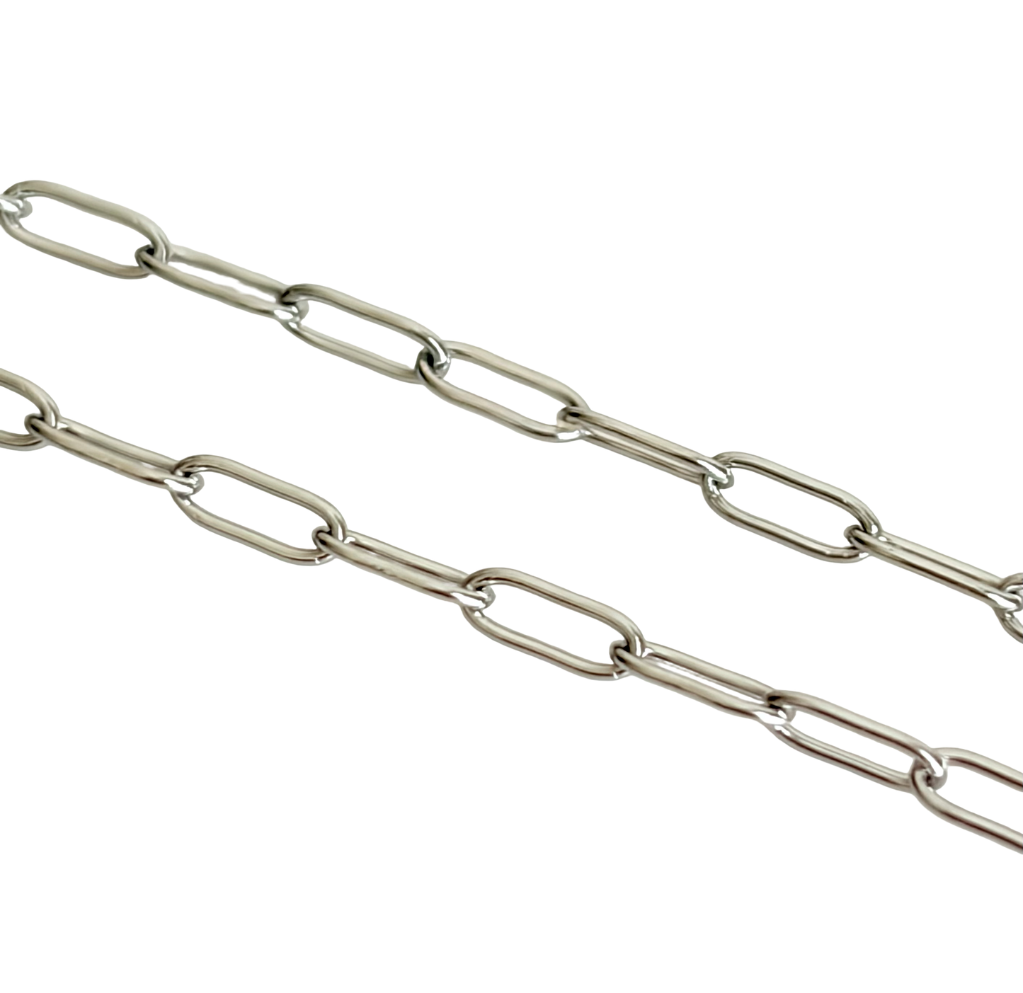 Stainless Steel Mini Paperclip Chain (2.5x6mm)