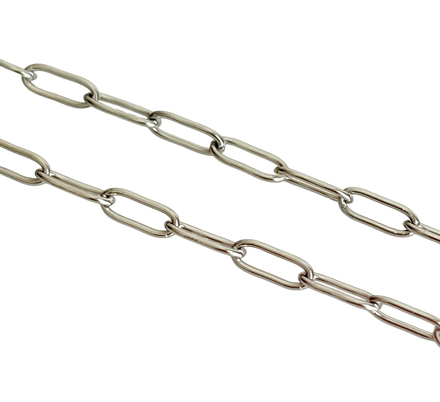 Stainless Steel Mini Paperclip Chain (2.5x6mm)
