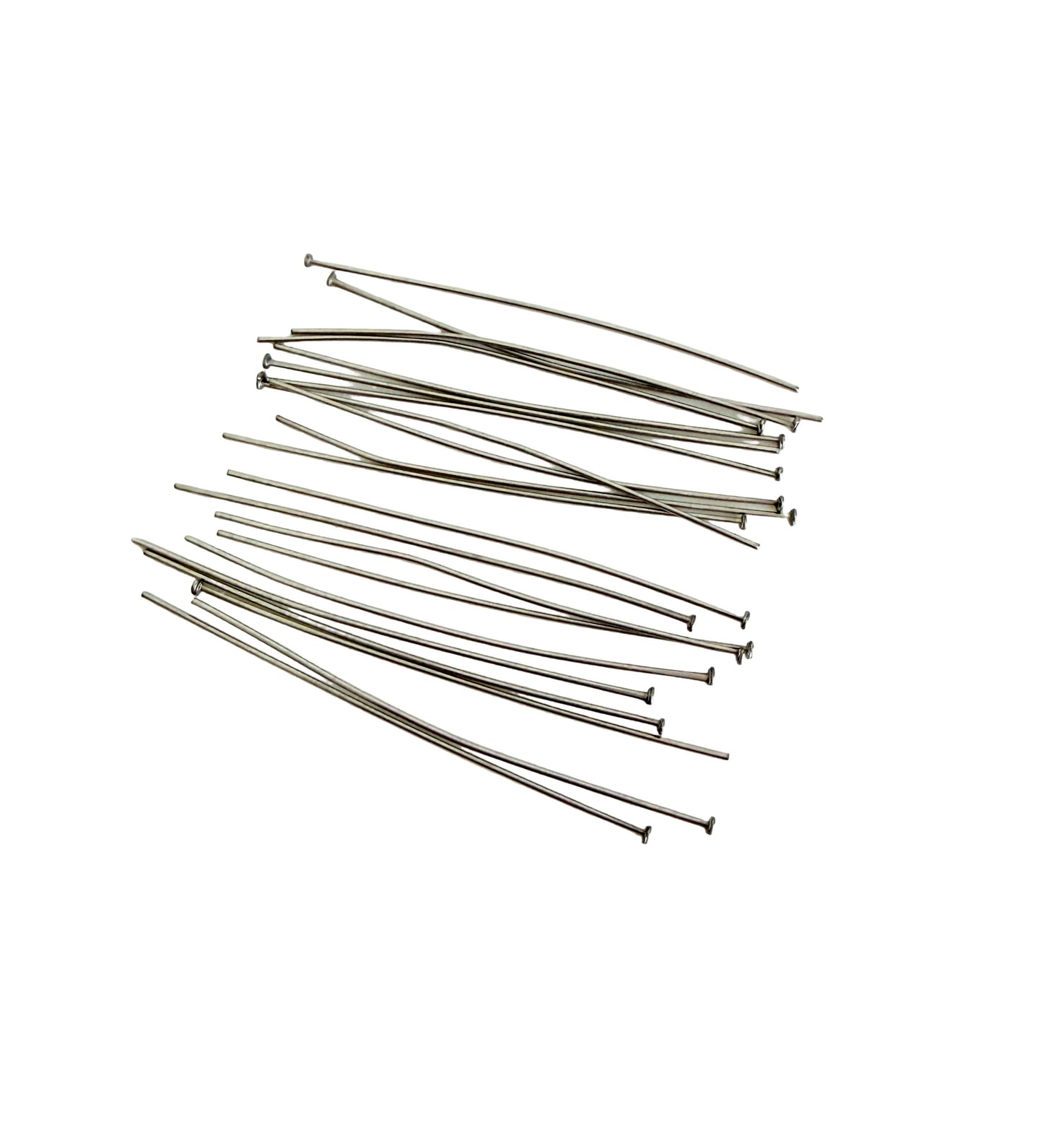 20 Gauge Stainless Steel Flat Head Pins • 0.6mm x 50mm