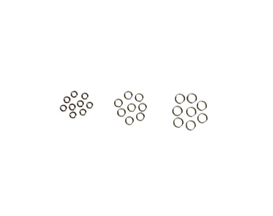 Stainless Steel Open Jump Rings • 21 Gauge  4mm, 5mm, 6mm