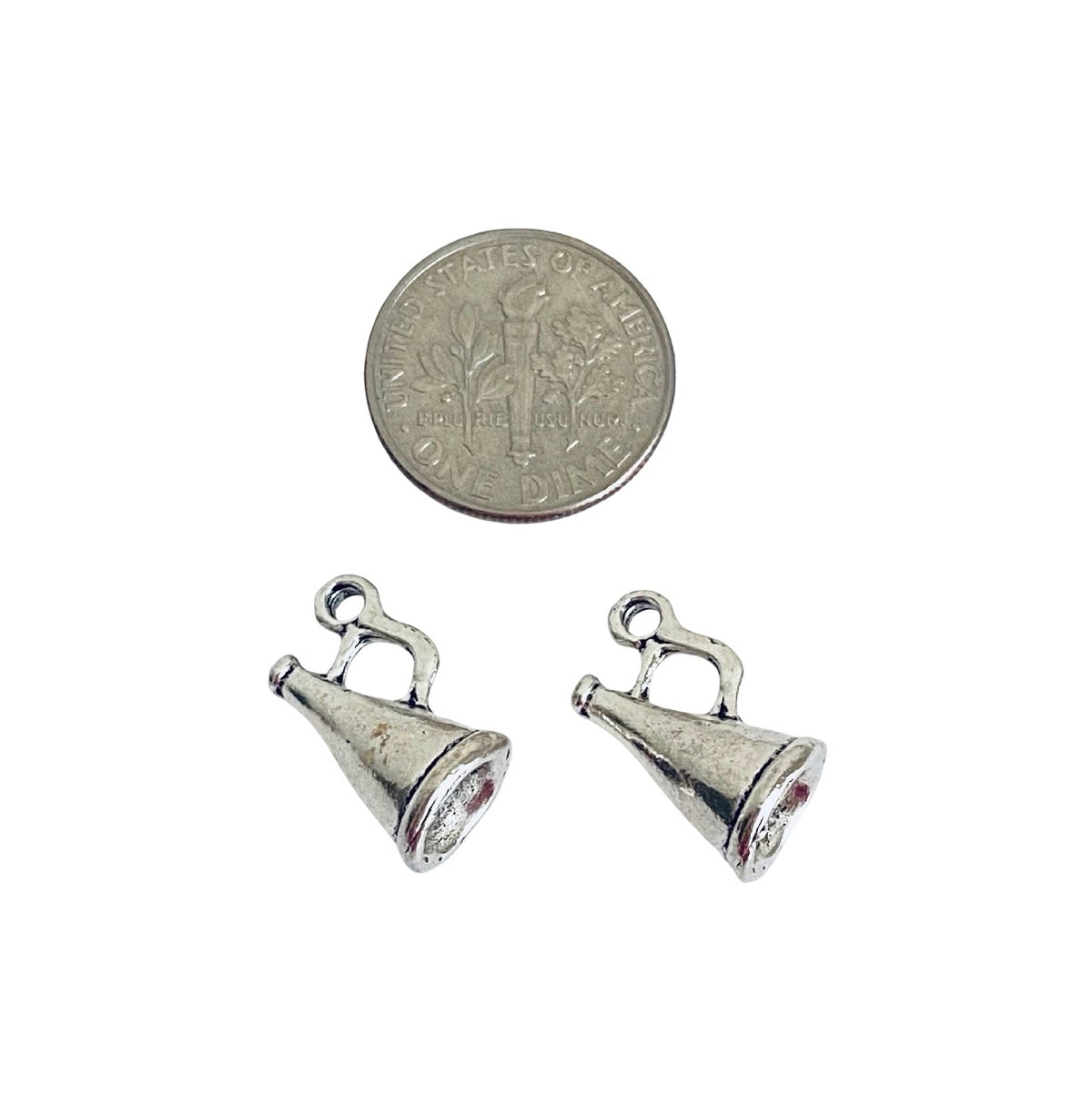 Base Metal Megaphone Charms