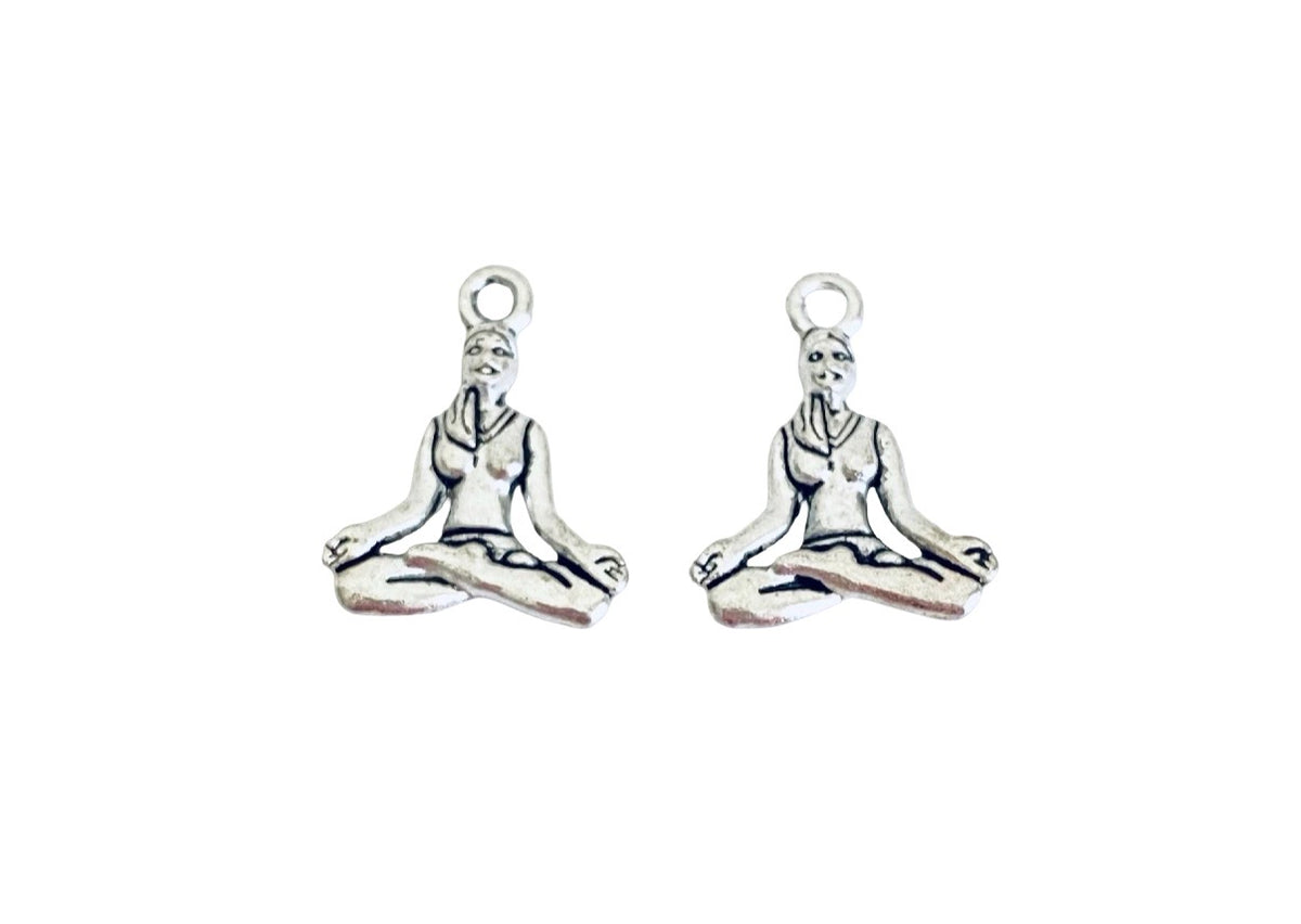 Base Metal Yoga Meditation Charms