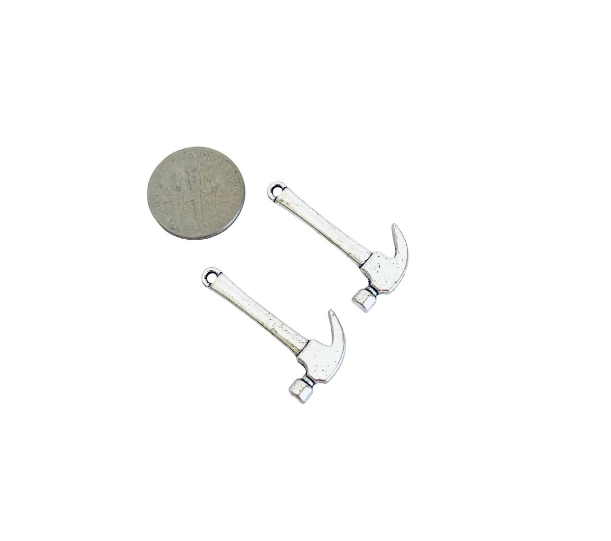 Base Metal Small Hammer Charms