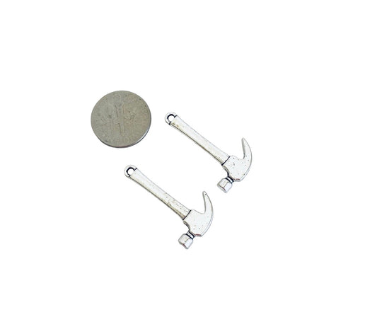 Base Metal Small Hammer Charms