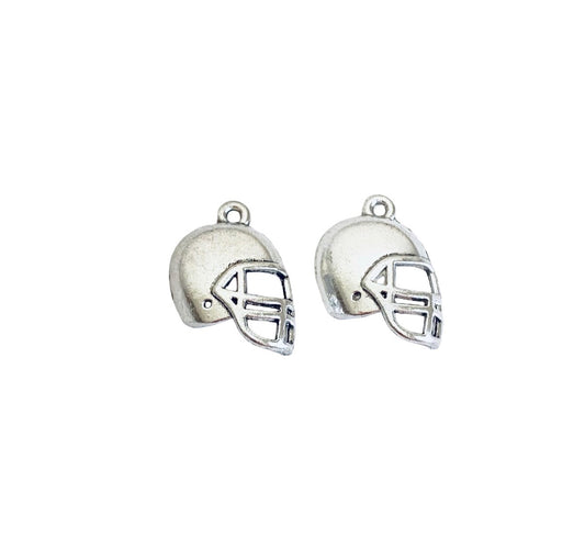 Base Metal Football Helmet Charms