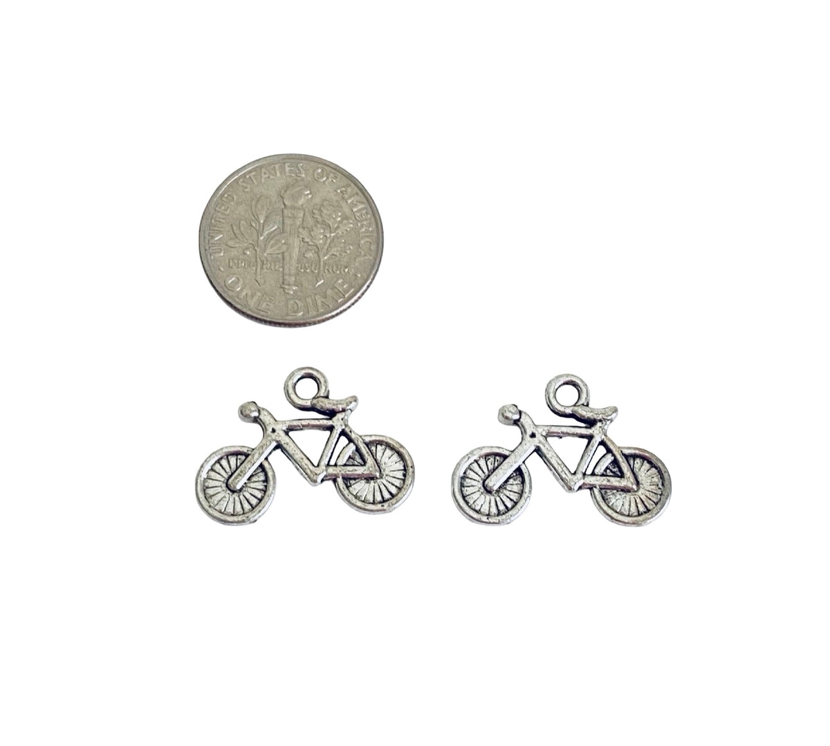 Base Metal Bicycle Charms