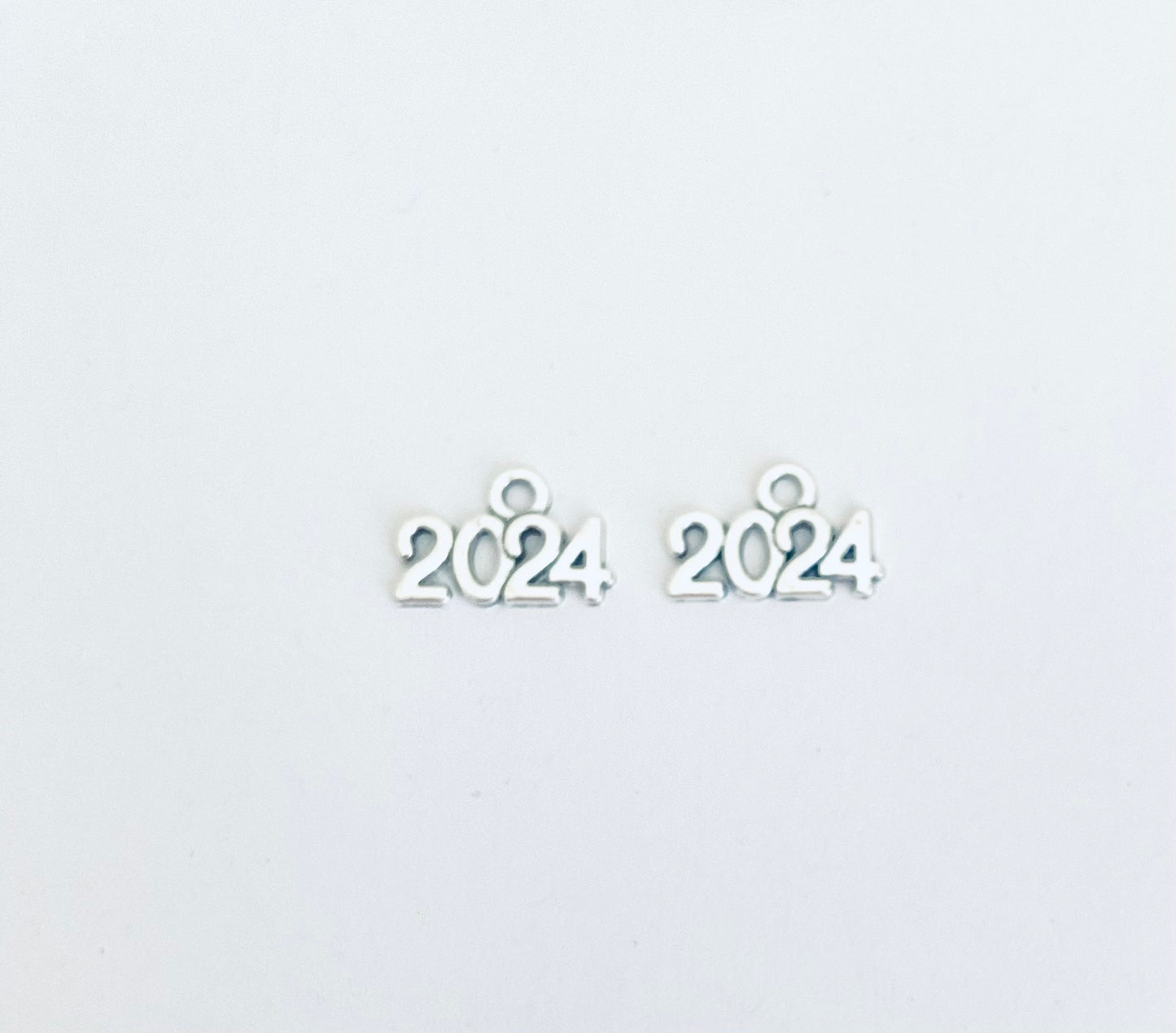Base Metal Tiny Year Number Charm • 2022 - 2028