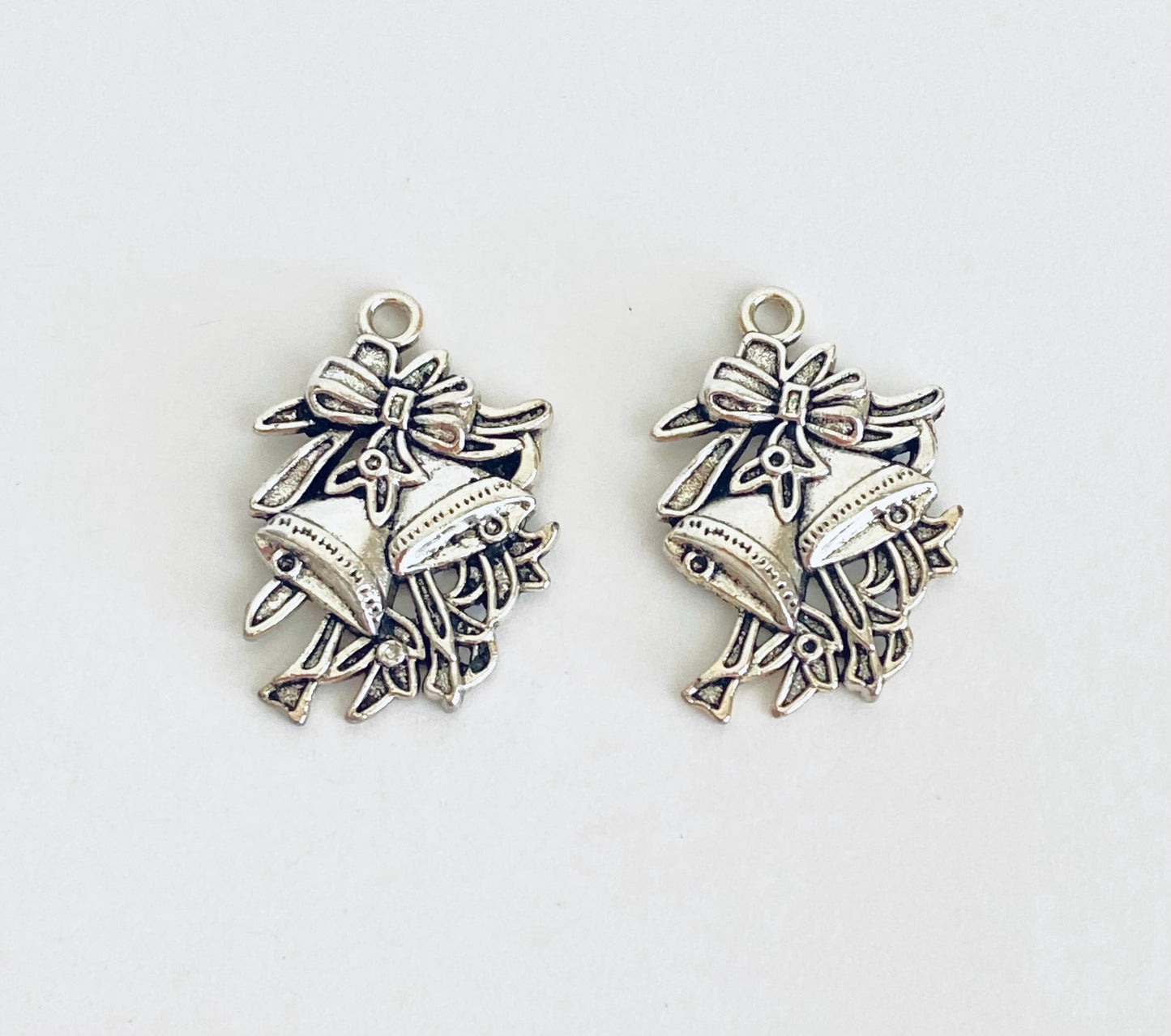 Base Metal Christmas Bells Charm