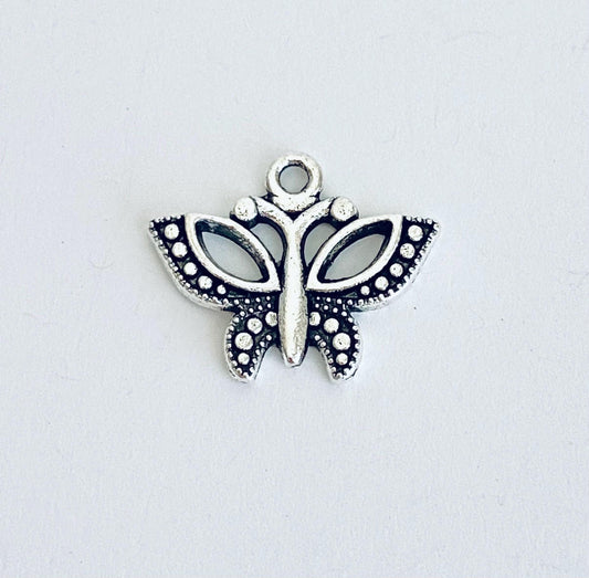 Base Metal Butterfly Charm