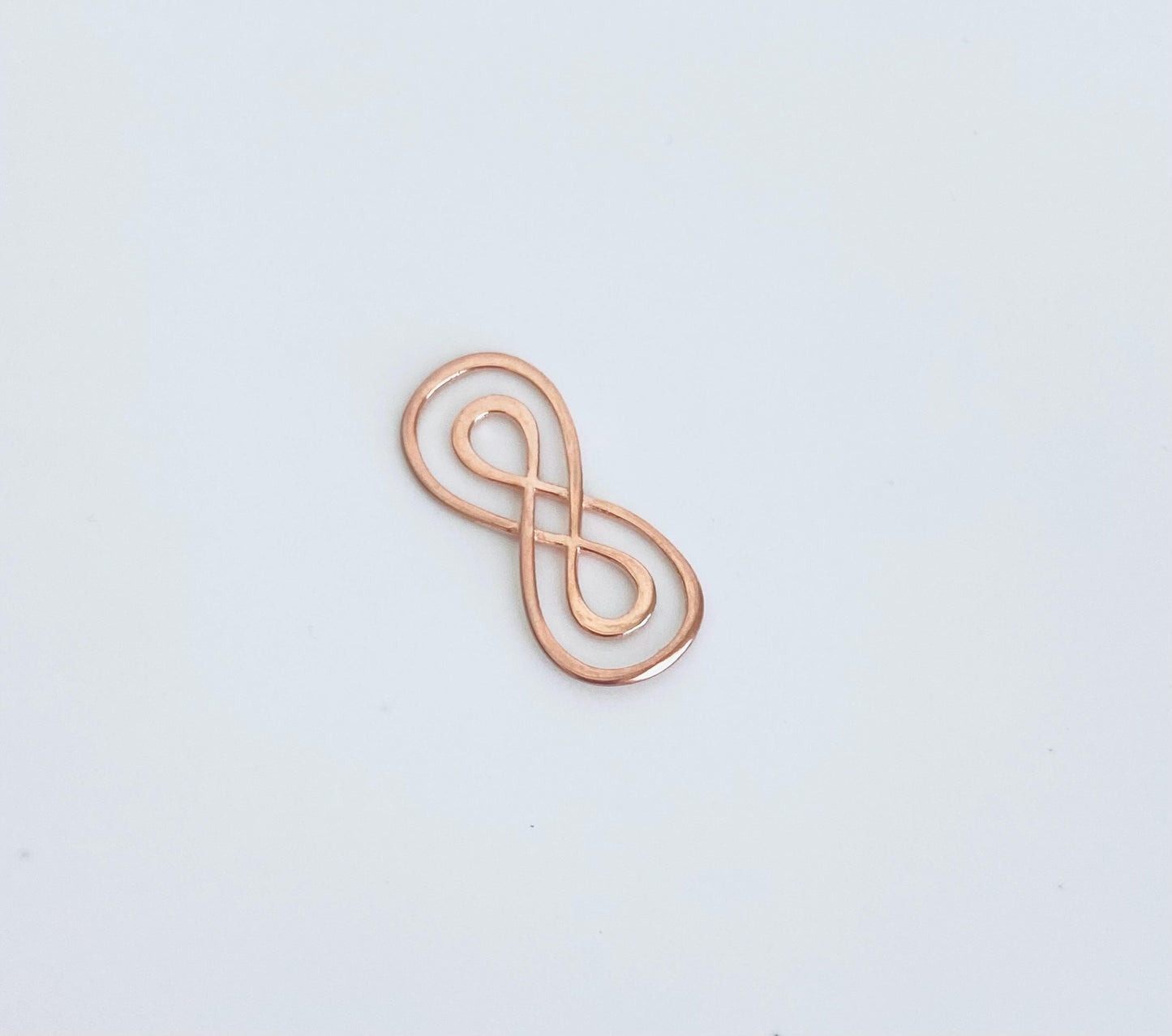 925 Sterling Silver Double Infinity Charm