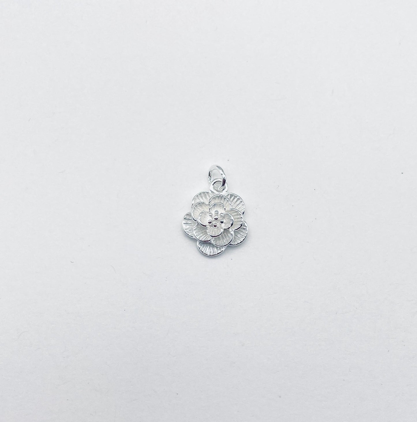 Sterling Silver Flower Charm