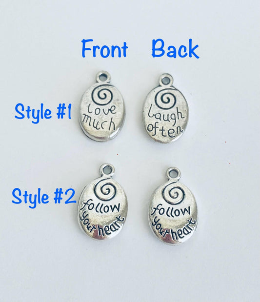 Inspirational Word Charm