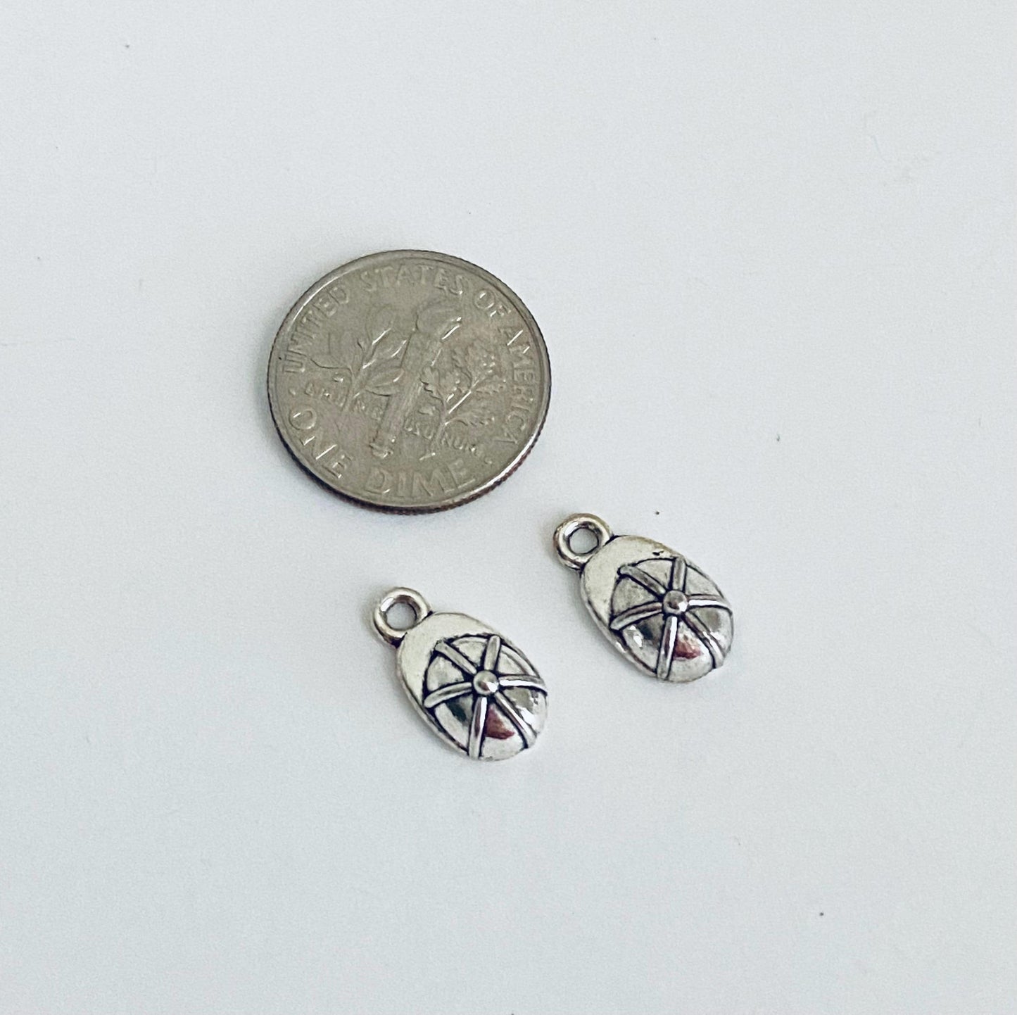 Tiny Baseball Cap Charm