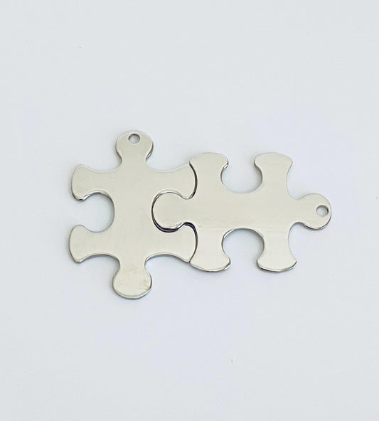 Stainless Steel Puzzle Blank (23x33mm)