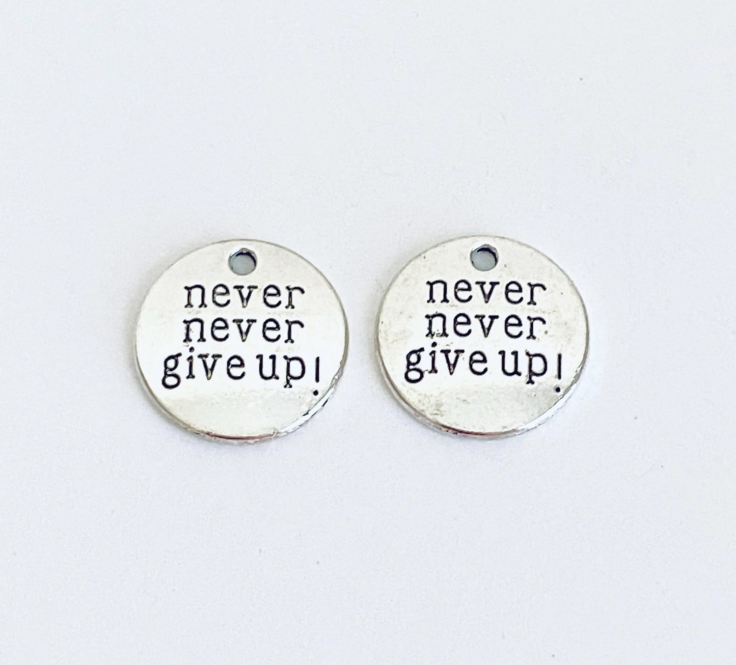 Never Give Up Charm