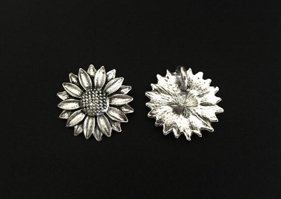 Large Sunflower Charm