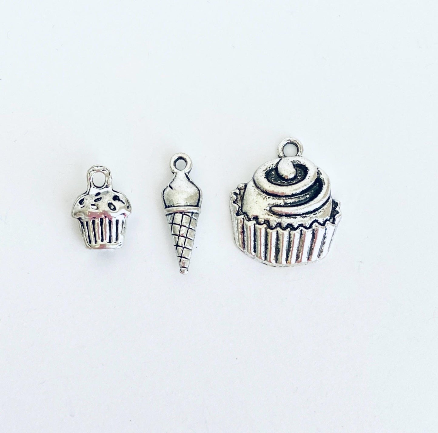 Base Metal Dessert Charm