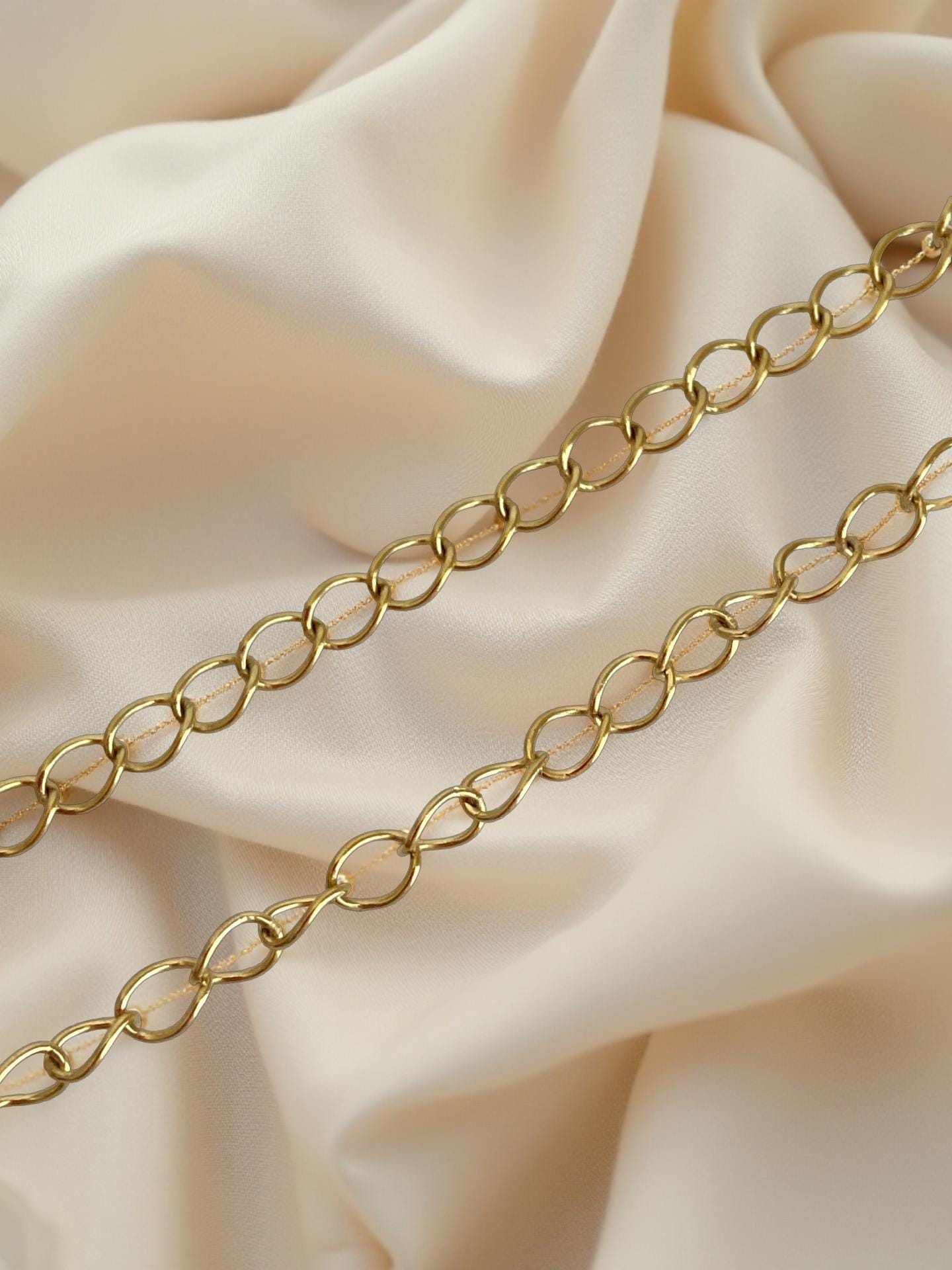 18K Gold Over Stainless Steel Extension Chain (4x5mm)