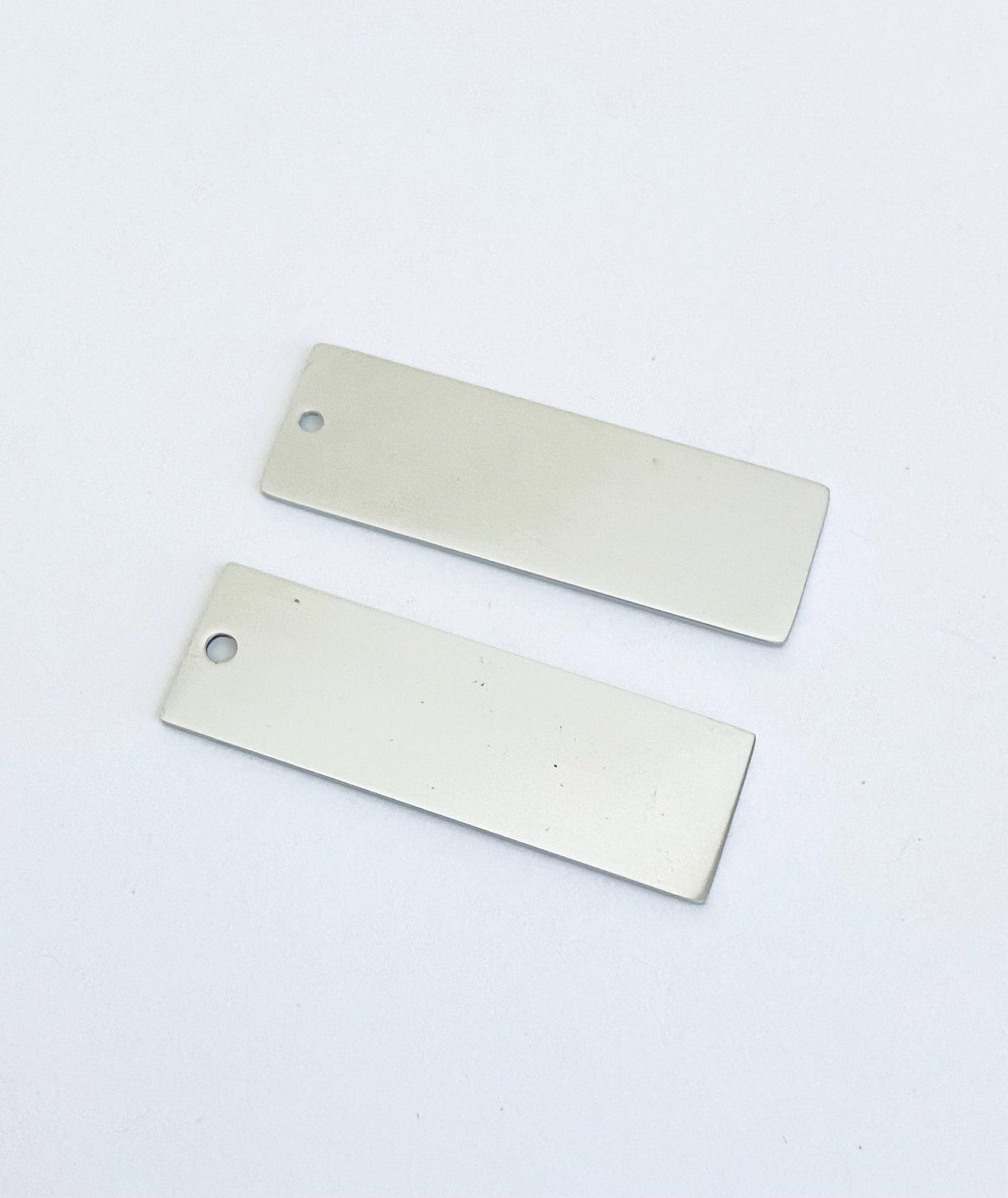 Engravable Stainless Steel Long Bar (12mm x 38mm)