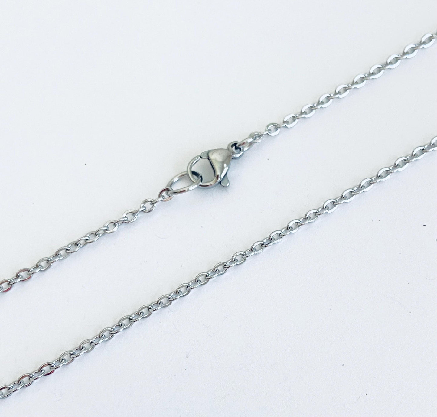 Minimalist Stainless Steel Flat Cable Chain Necklace