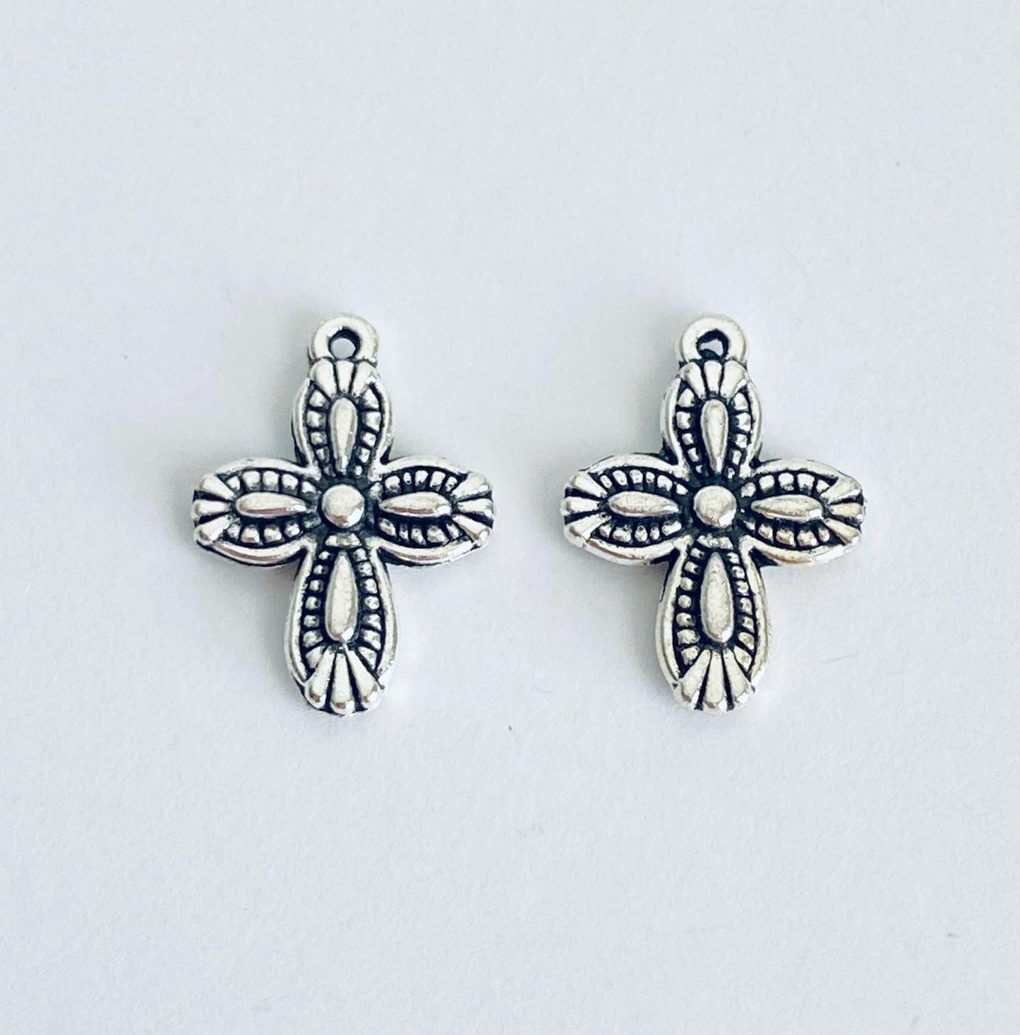 Vintage Style Cross Charm