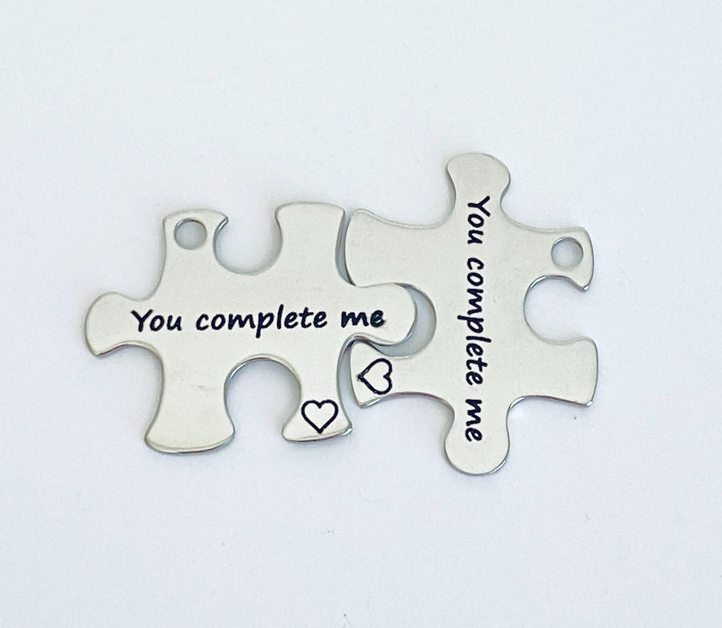 You Complete Me Puzzle Charm