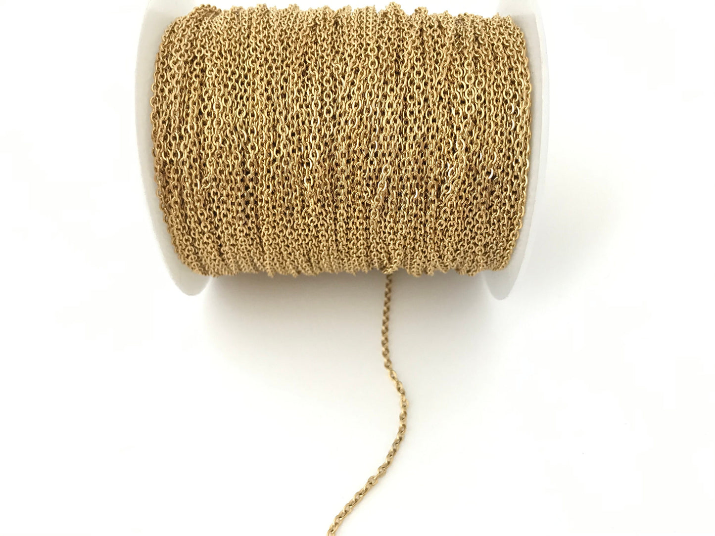 2mm Gold over Stainless Steel Chain