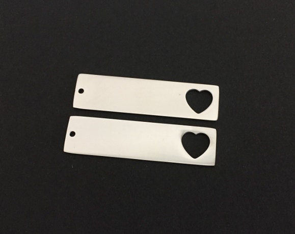 Stainless Steel Long Blank (13mm x 50mm)