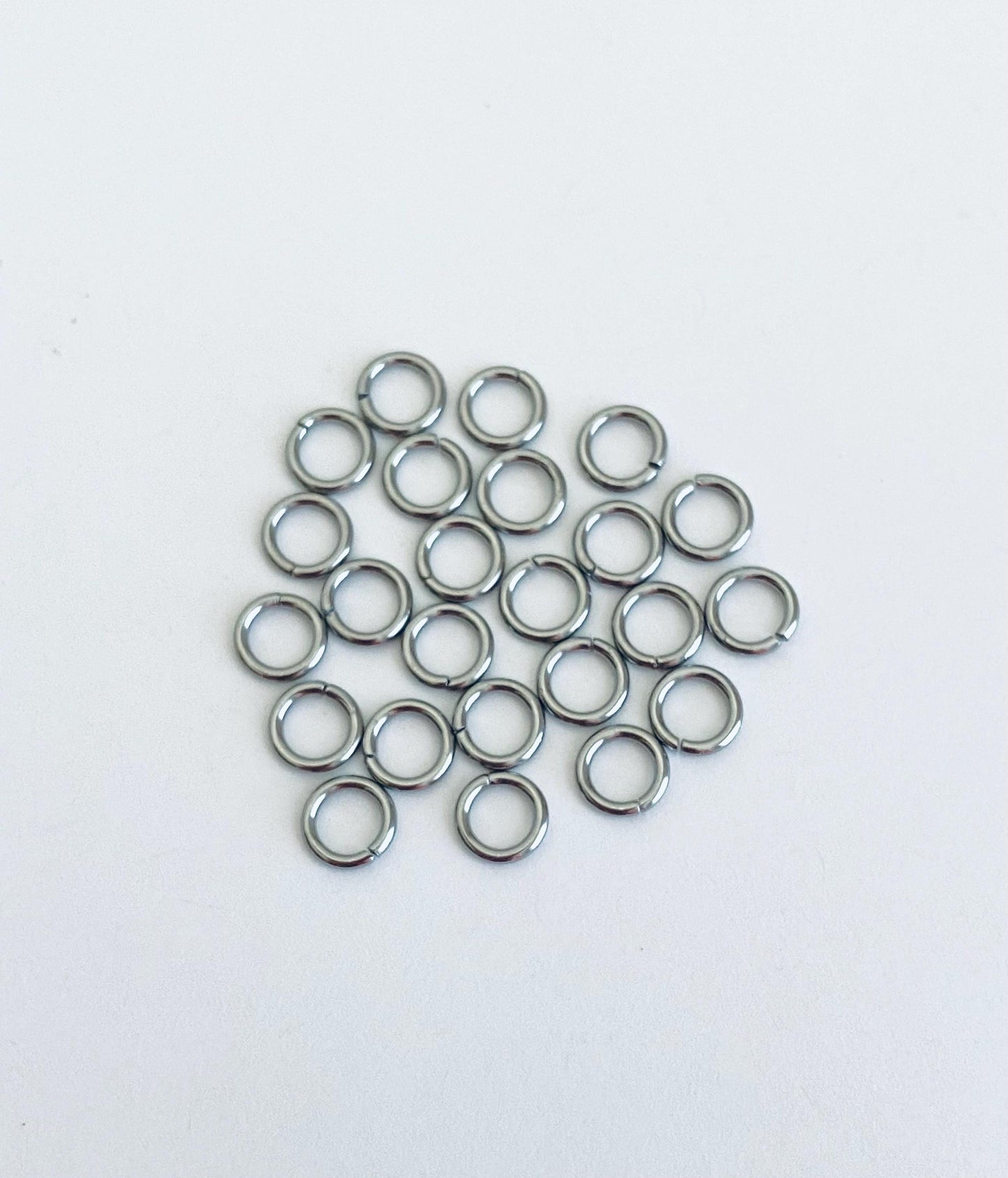 Thick Stainless Steel Jump Rings (6mm)