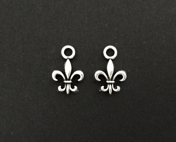 Tiny Fleur de Lis Charm