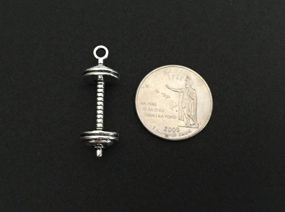 Large Dumbbell Charm