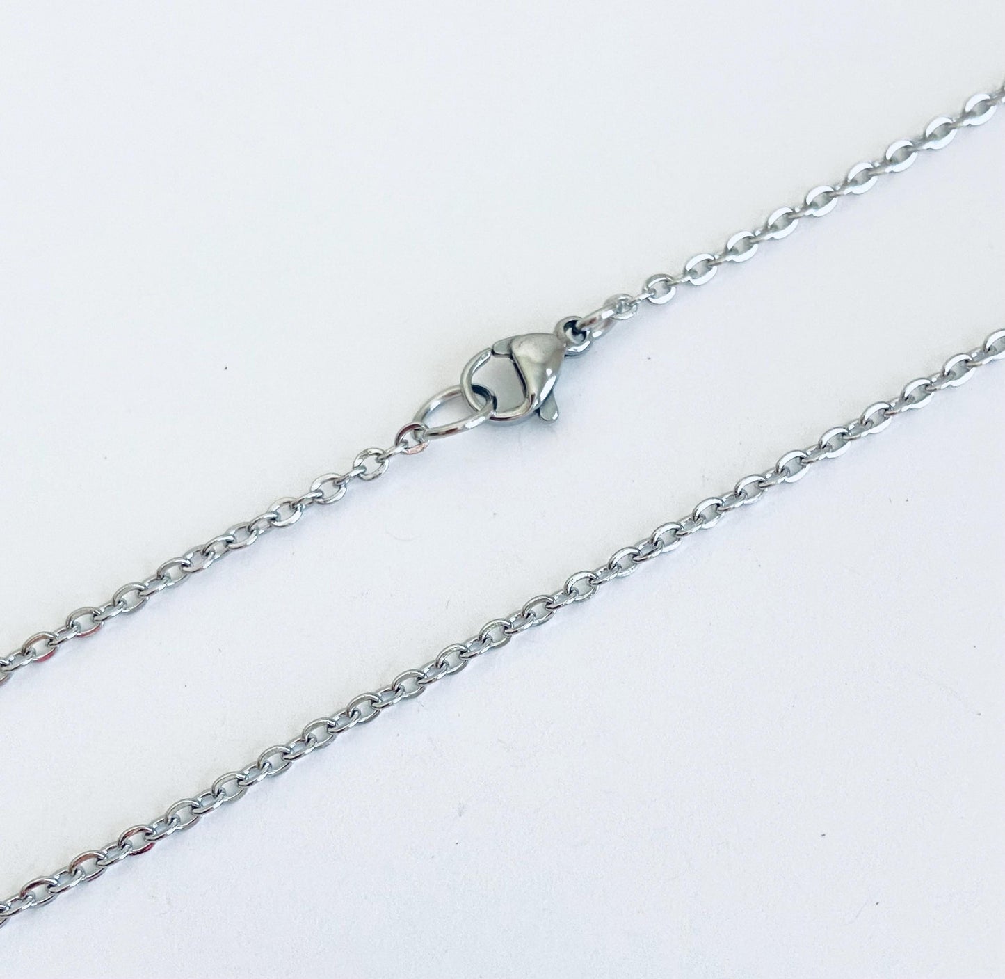 Minimalist Stainless Steel Flat Cable Chain Necklace