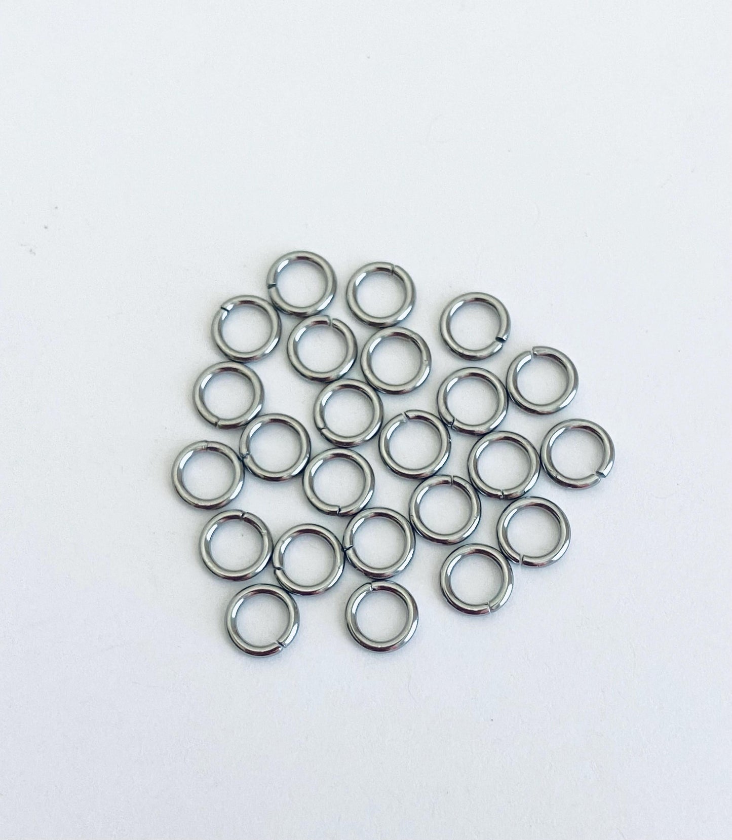 Thick Stainless Steel Jump Rings (6mm)