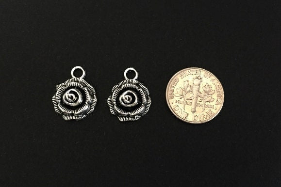 Small Rose Charm