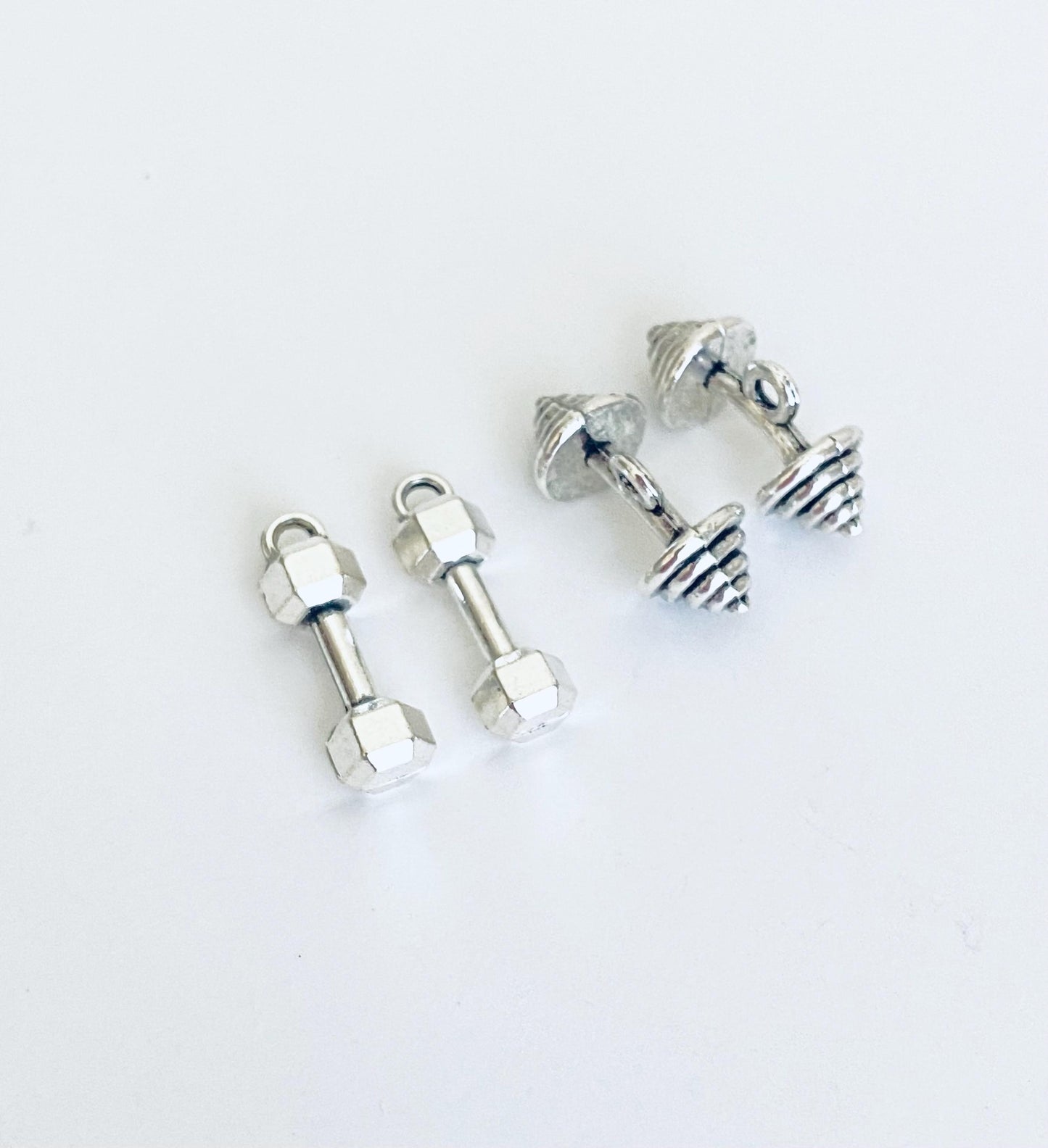 Small Dumbbell Charm