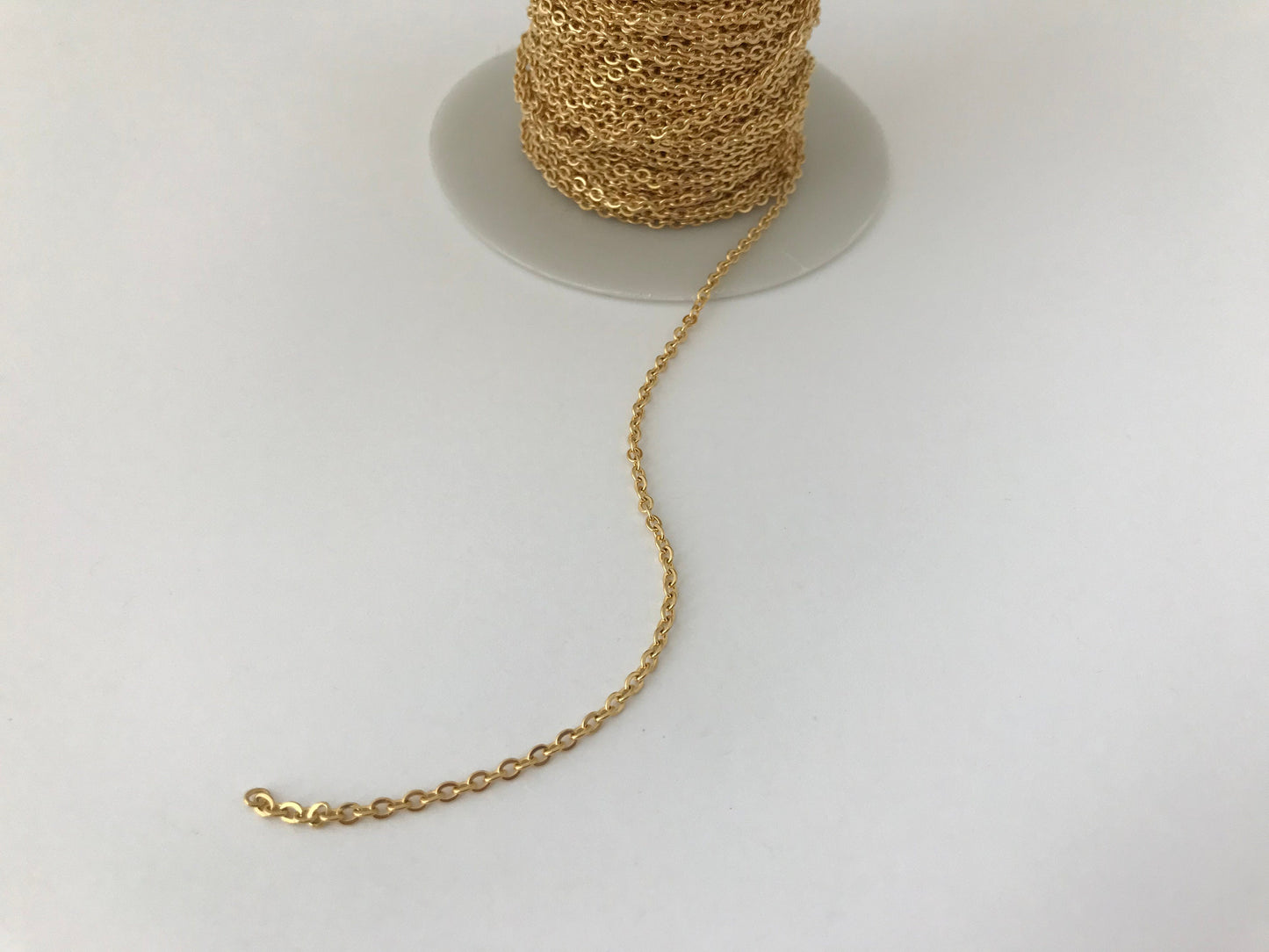 2mm Gold over Stainless Steel Chain