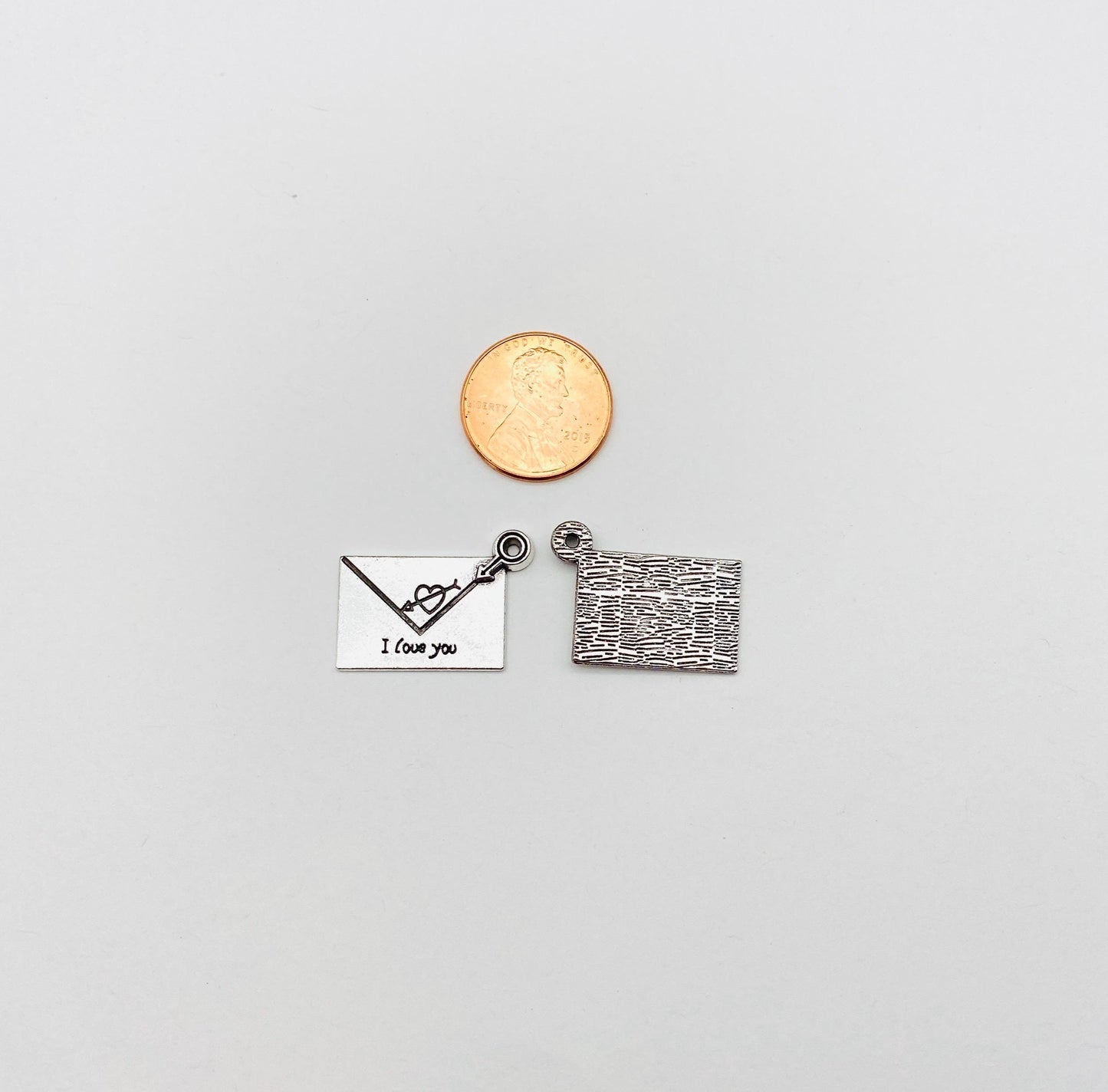 I Love You Envelope Charm