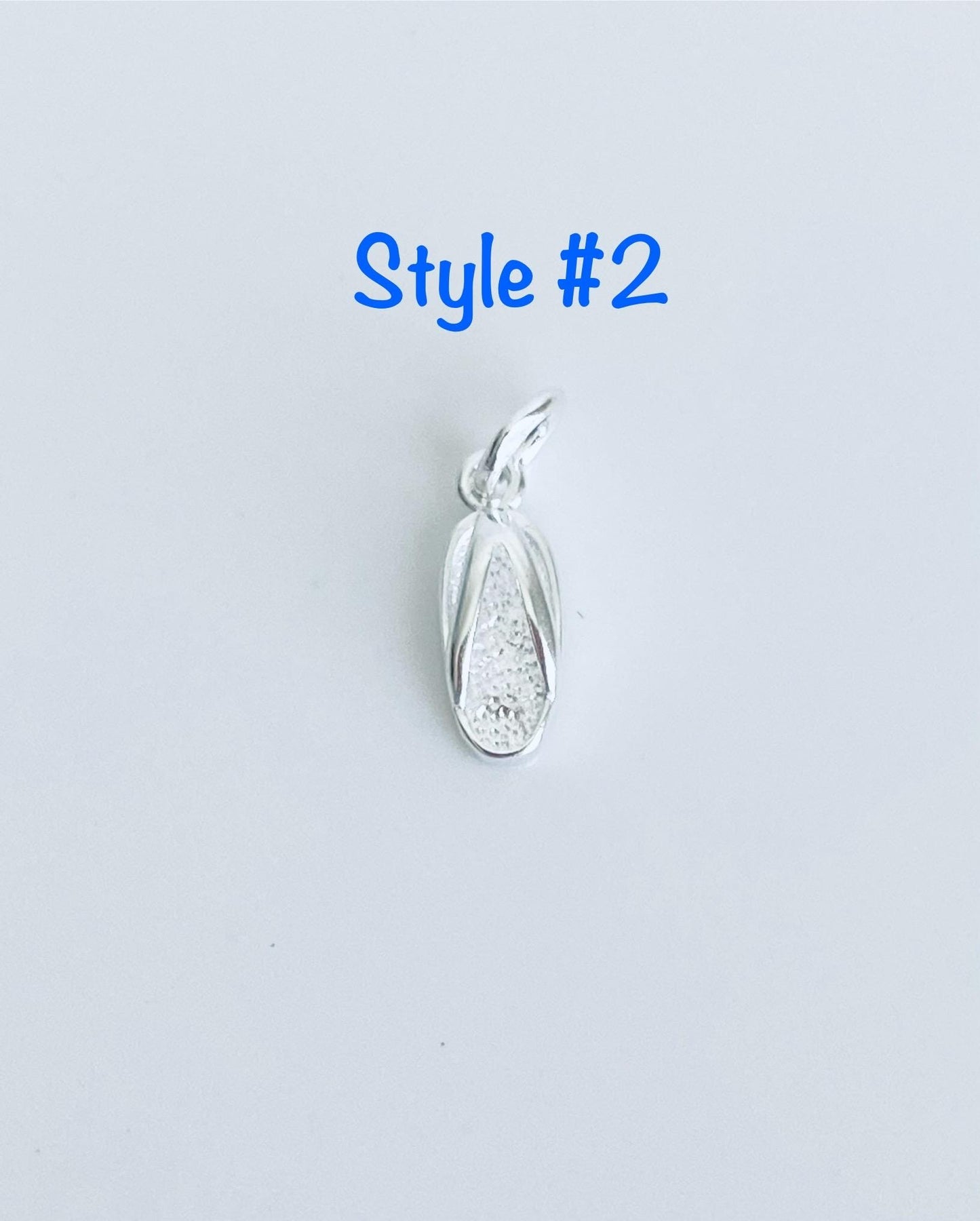 Sterling Silver Flip Flop Charm