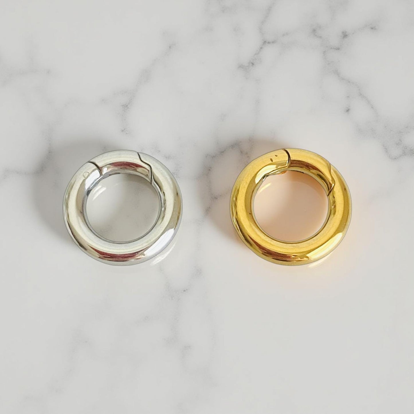 12mm Stainless Steel Round Open Clasp