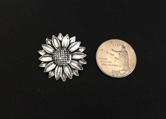 Large Sunflower Charm
