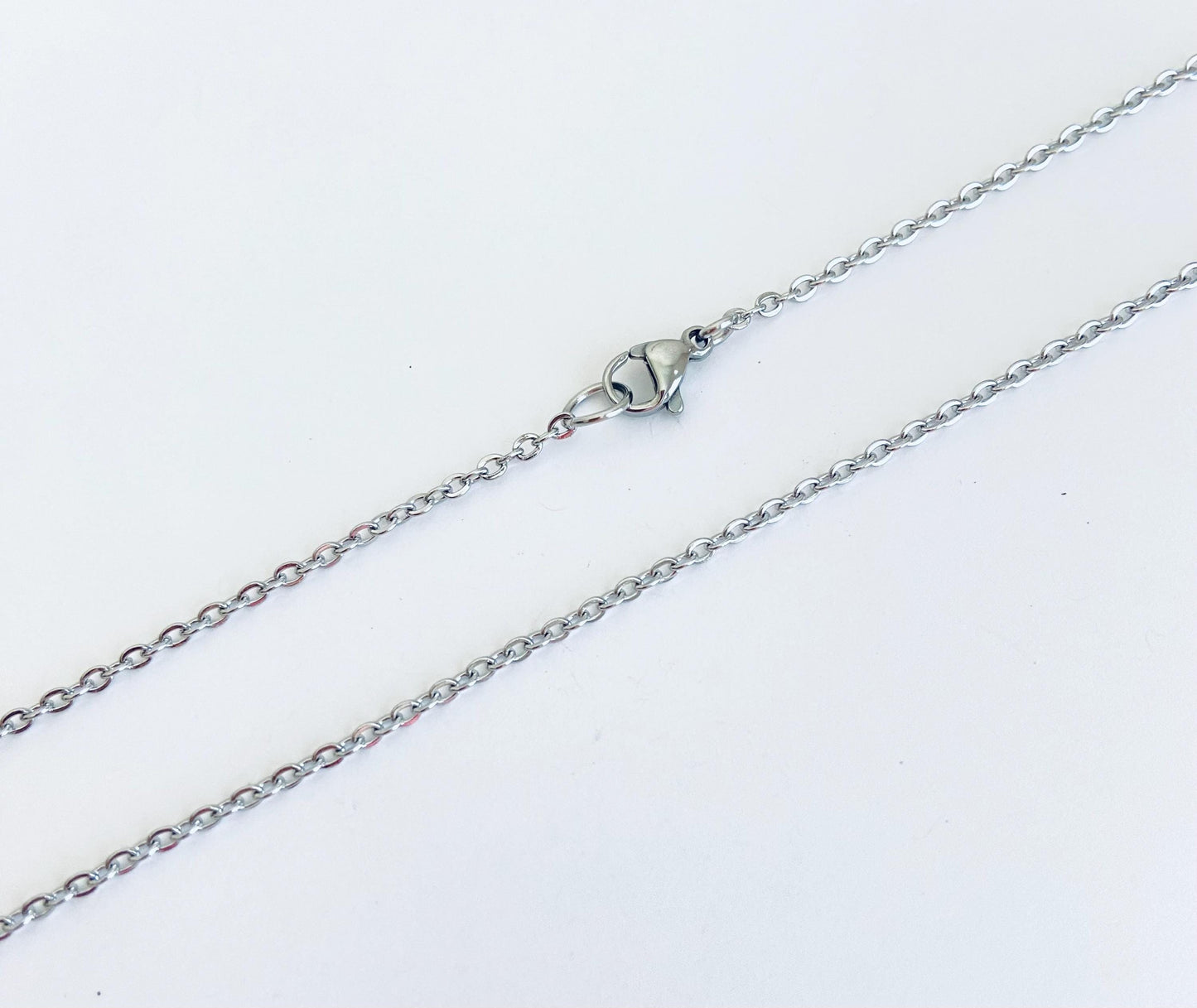 Minimalist Stainless Steel Flat Cable Chain Necklace