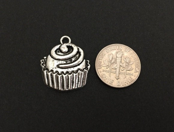 Base Metal Dessert Charm