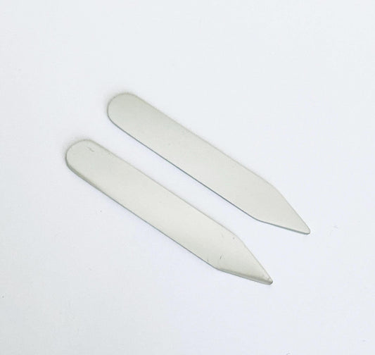 Engravable Stainless Steel Collar Stay Blank (9mm x 56mm)