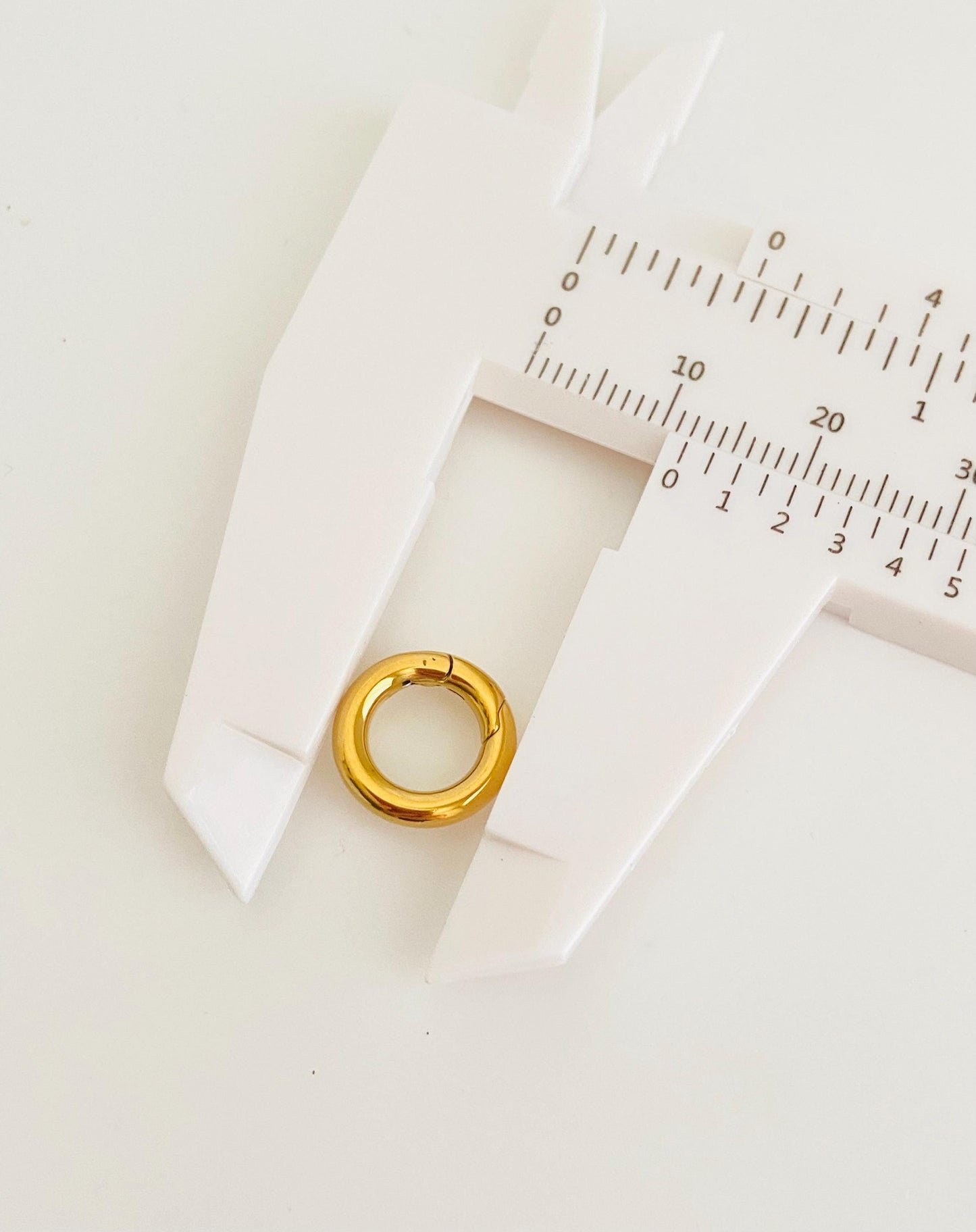 12mm Stainless Steel Round Open Clasp