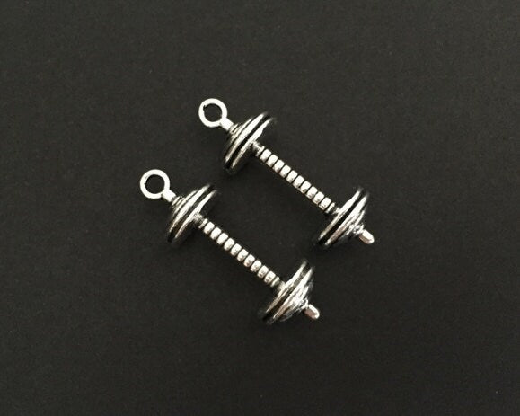 Large Dumbbell Charm