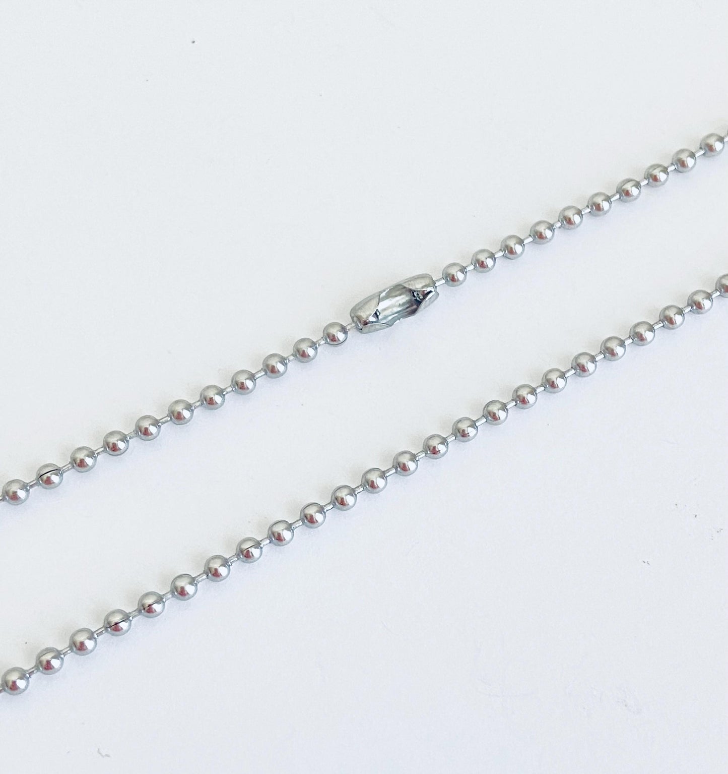 2.4mm Stainless Steel Ball Chain Necklace